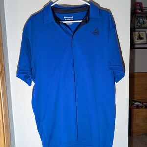 Reebok Men’s Bright Blue Polo Shirt